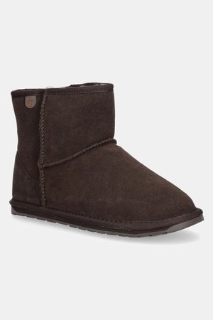Emu Australia śniegowce zamszowe dziecięce Wallaby Mini Teens kolor brązowy T10103