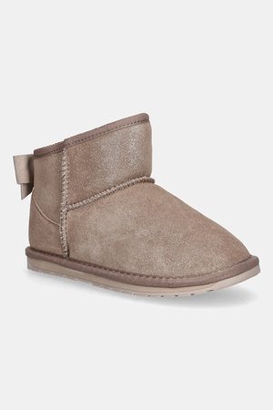 Emu Australia śniegowce zamszowe dziecięce Rigel Shine Kids kolor różowy K13242